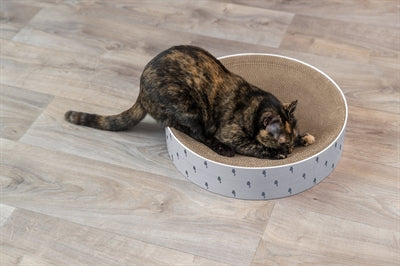 Trixie Kratzerkorb Lilly Karton Katzenminze Hellgrau