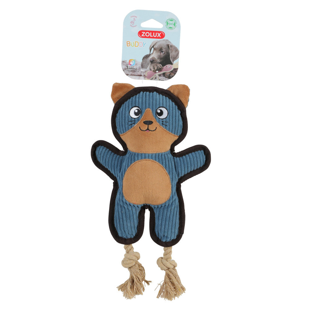 Spielzeug Blaue Katze BUDDY für Hunde