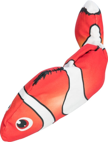 Trixie Flunder Fisch Stoff Katzenminze Orange